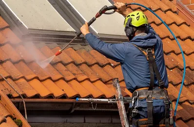 Démoussage et hydrofuge de toiture à Hangviller